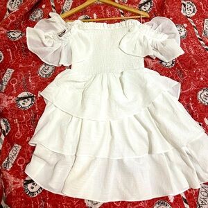 White express size S off the shoulder mini dress